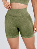 Cassie Washed High Waist Active Shorts