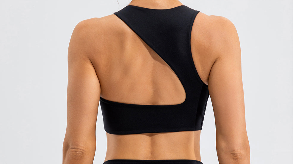 Amani Cutout Back  Cropped Active Tank (color options)