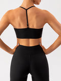 Noni Spaghetti Strap Y Back Sports Bra (multiple color options)