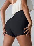 Brienne Pocketed High Waist Active Shorts (multiple color options)