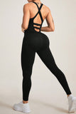 Roni Crisscross Wide Strap Jumpsuit