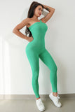 Aurora Asymmetrical Neck, Wide Strap Active Jumpsuit (multiple color options)