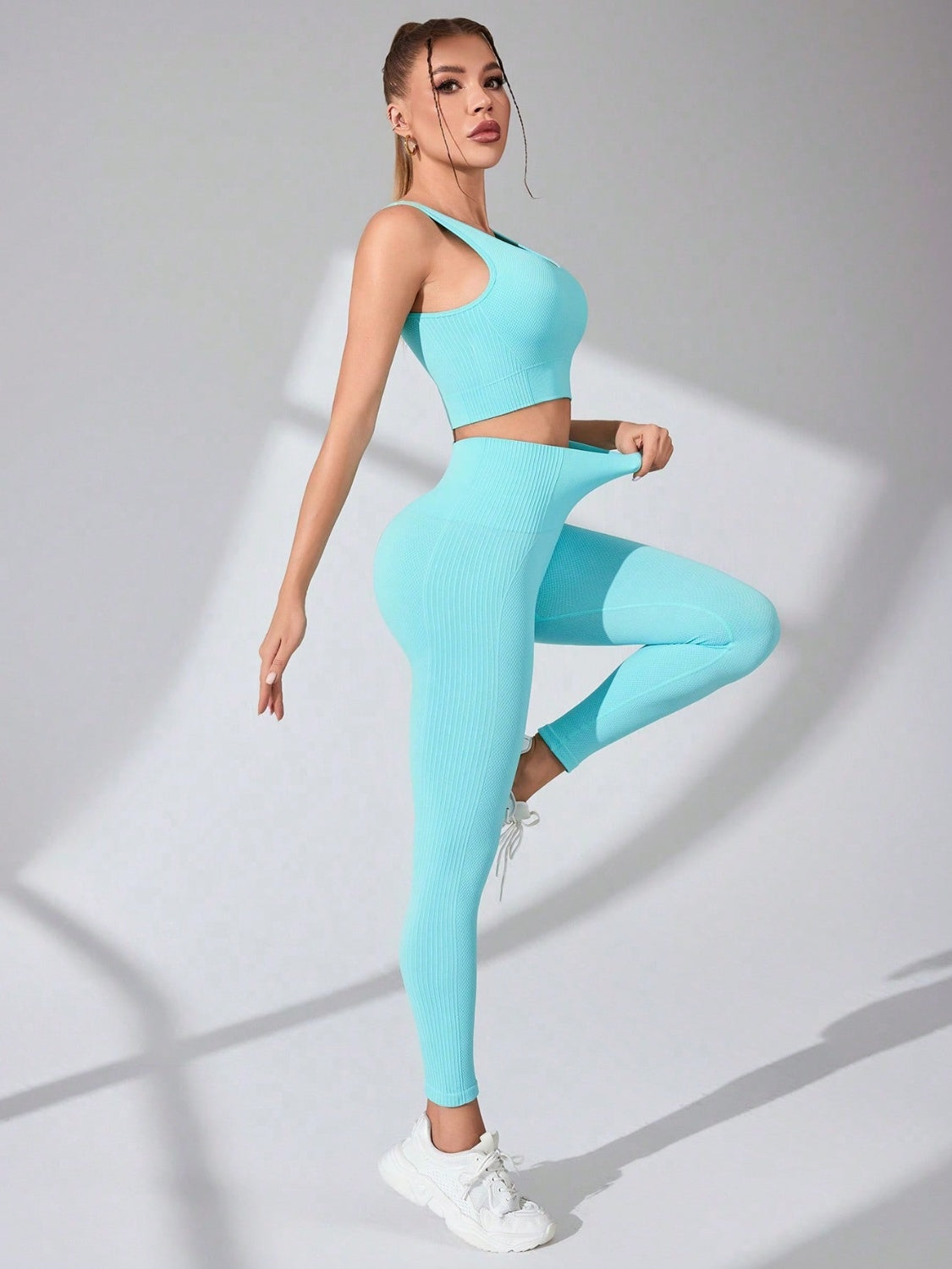 Rochelle Wide Strap Tank and Legging Set (color options)