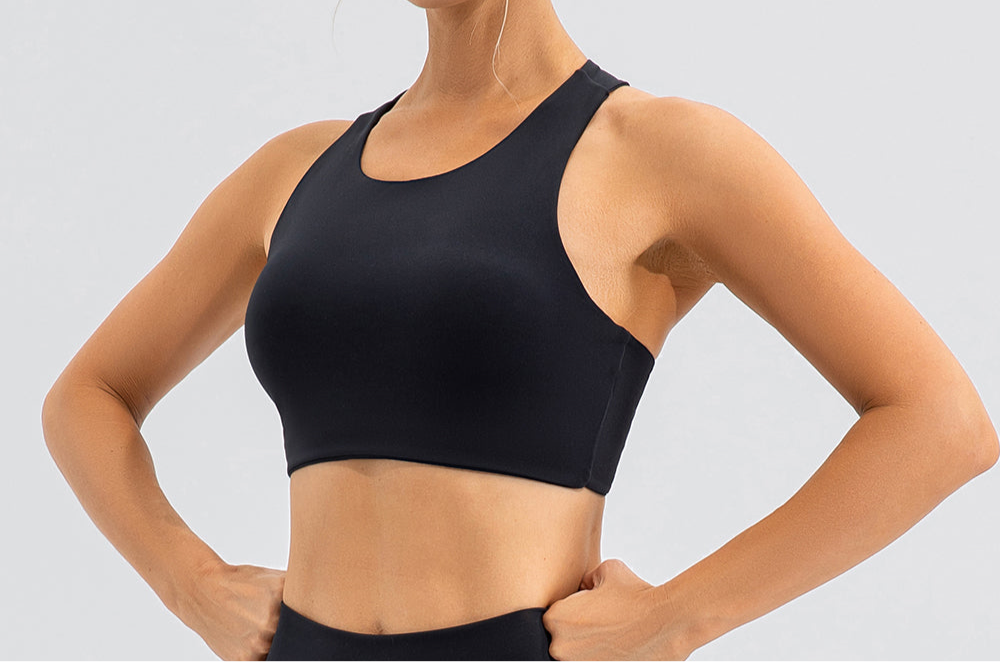 Amani Cutout Back  Cropped Active Tank (color options)