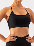 Noni Spaghetti Strap Y Back Sports Bra (multiple color options)