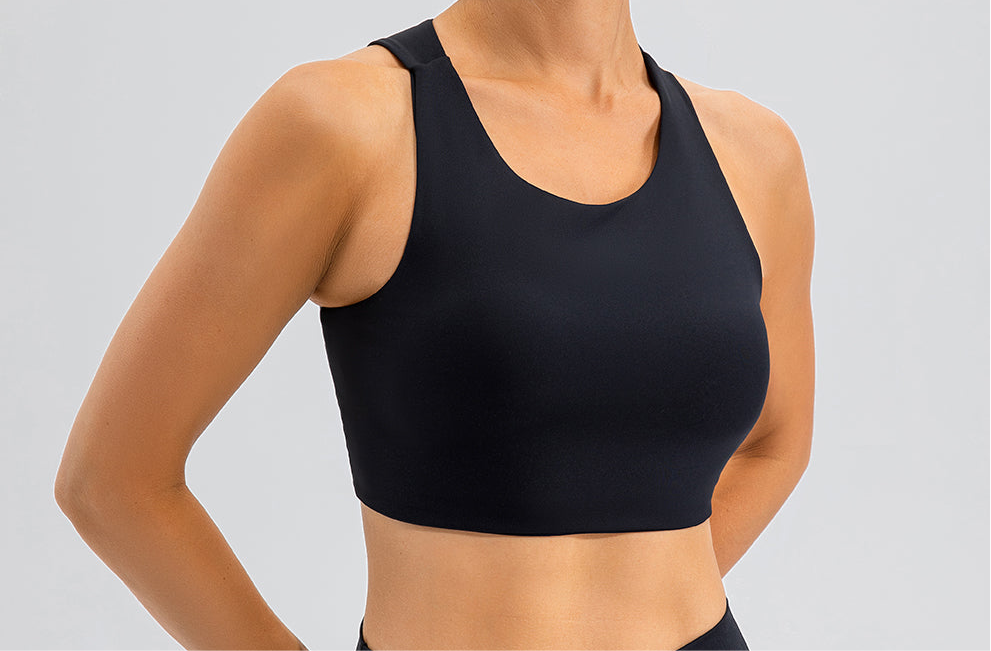 Amani Cutout Back  Cropped Active Tank (color options)