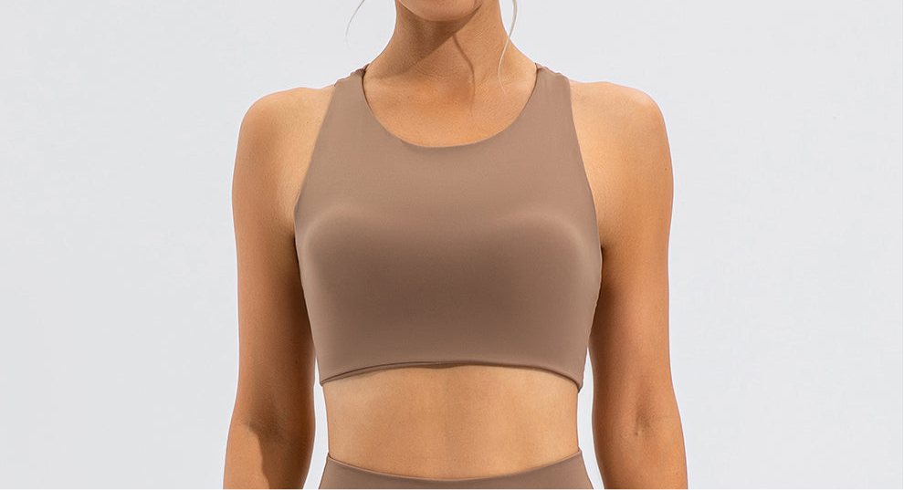 Amani Cutout Back  Cropped Active Tank (color options)