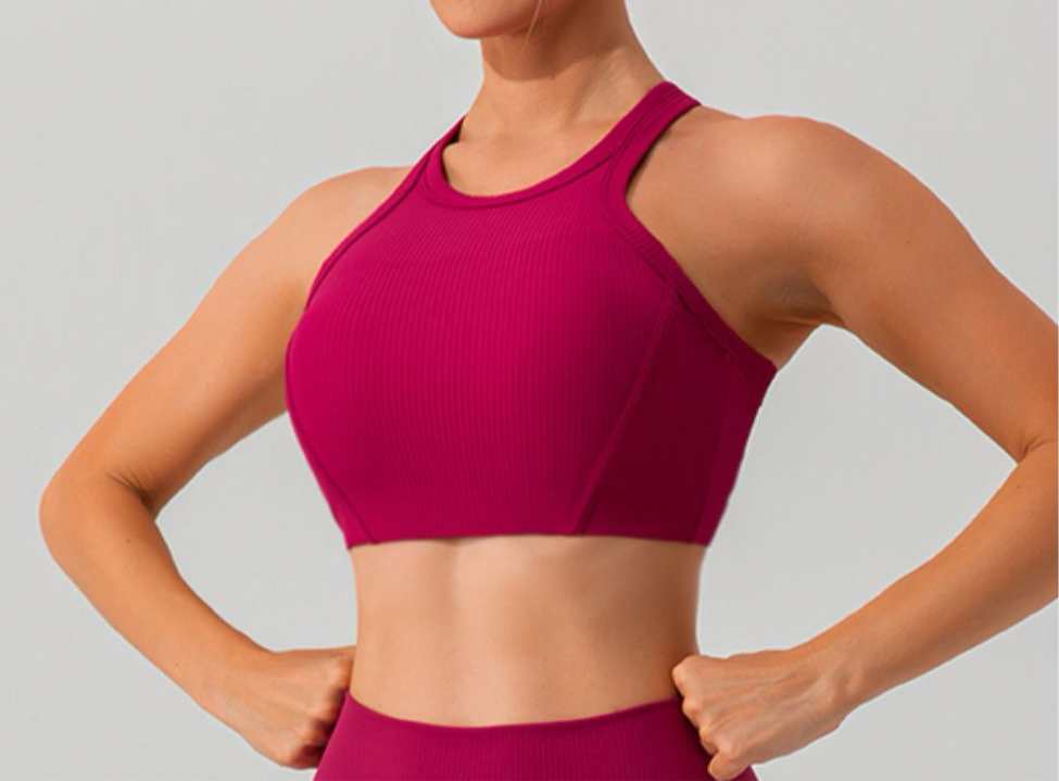 Quinn Round Neck Racerback Cropped Active Tank (multiple color options)