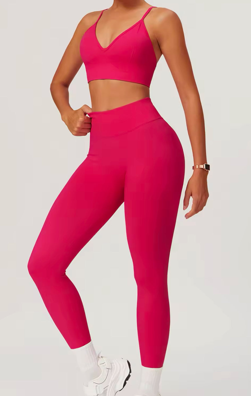 Jewel Sports Bra and High Waist Legging Set