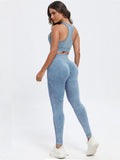 Tara Scoop Neck Racerback Legging Set (multiple color options)