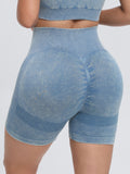 Cassie Washed High Waist Active Shorts