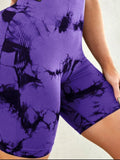 Bobbi Tie-Dye High Waist Active Shorts (multiple color options)