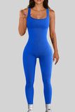 Shauna Square Neck Wide Strap Jumpsuit (multiple color options)