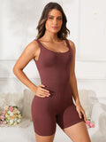 Rhonda Scoop Neck Wide Strap Active Romper multiple color options)