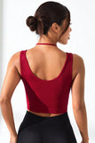 Natalie Cutout Wide Strap Active Tank