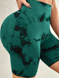 Bobbi Tie-Dye High Waist Active Shorts (multiple color options)