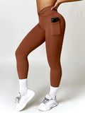 Taja Twisted High Waist Leggings with Pockets (multiple color options)