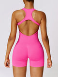 Nina Racerback Cutout Active Romper