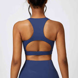 Chloe Cropped Cutout Racerback Sport Tank (multiple color options)