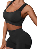 Amenia Cutout Scoop Neck Tank and Shorts Set (multiple color options)
