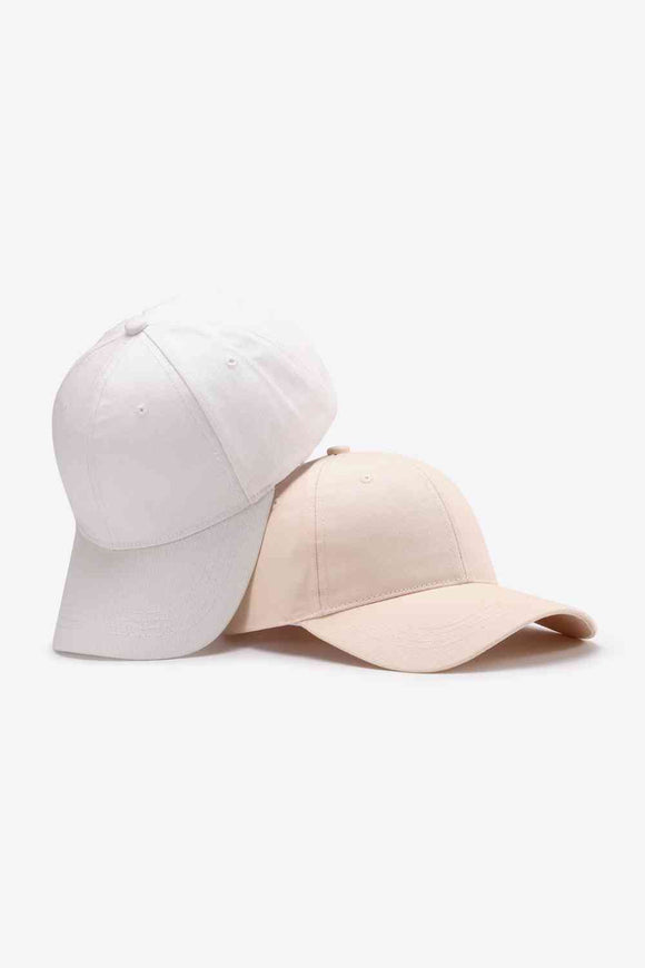 Cinna Adjustable Cotton Baseball Cap (multiple color options)