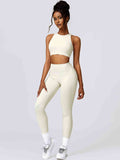 Skye Cropped Tank and Leggings Set (multiple colors options)