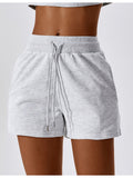 Nikki Drawstring Smocked Waist Shorts