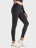 Wide Waistband Pocketed Leggings