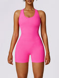 Nina Racerback Cutout Active Romper