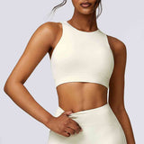 Chloe Cropped Cutout Racerback Sport Tank (multiple color options)