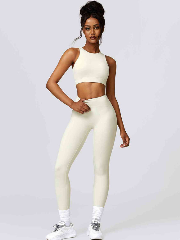 Skye Cropped Tank and Leggings Set (multiple colors options)