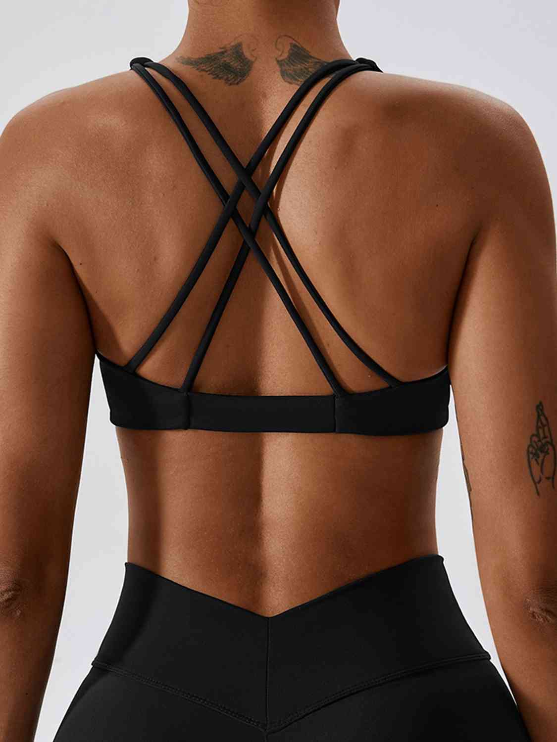 Ru Twisted V-Neck Sports Bra (color options)