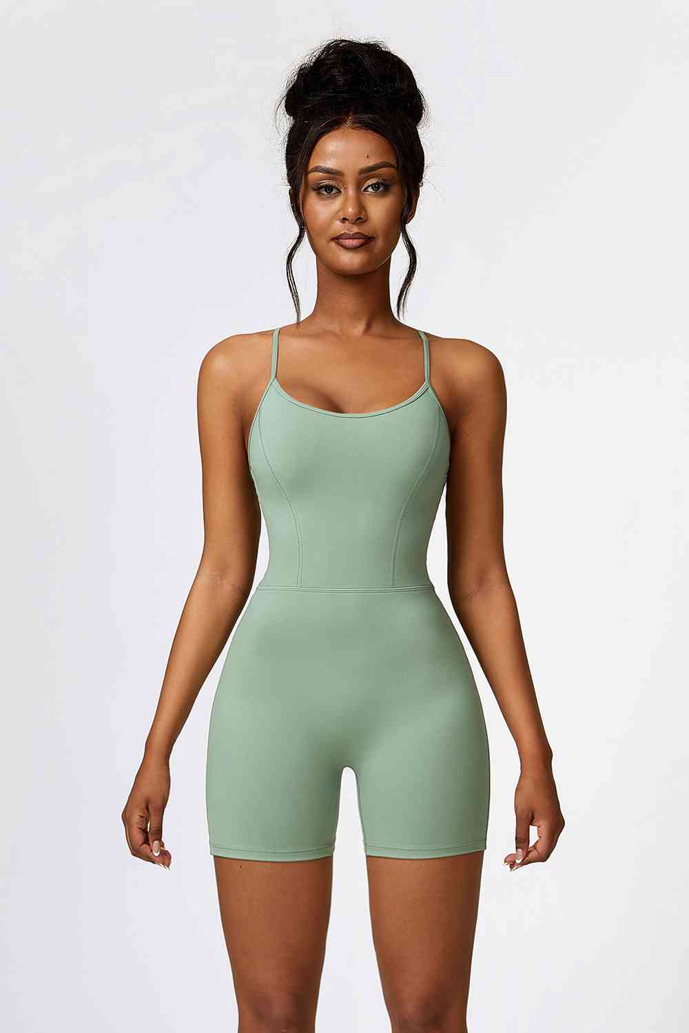 Aprille Open Back Romper (multiple color options)