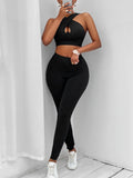 Ciara Crisscross Tank and Legging Set