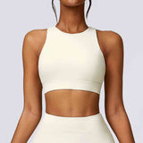 Chloe Cropped Cutout Racerback Sport Tank (multiple color options)