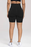 Paula Wide Waistband High Waist Active Shorts (color options)