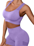 Amenia Cutout Scoop Neck Tank and Shorts Set (multiple color options)