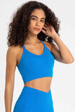 Arias Crisscross Back V-Neck Sports Bra (color options)