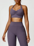 Halle Halter Neck Active Sports Bra