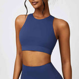 Chloe Cropped Cutout Racerback Sport Tank (multiple color options)