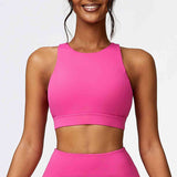 Chloe Cropped Cutout Racerback Sport Tank (multiple color options)