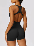 Nina Racerback Cutout Active Romper