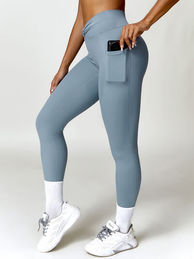 Taja Twisted High Waist Leggings with Pockets (multiple color options)