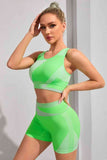 Courtney Color Block - Sports Bra and Shorts Set (Color Options)