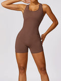 Nina Racerback Cutout Active Romper