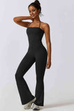 Raina Halter Neck Flare Sport Jumpsuit (color options)