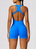 Nina Racerback Cutout Active Romper