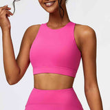 Chloe Cropped Cutout Racerback Sport Tank (multiple color options)