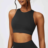 Chloe Cropped Cutout Racerback Sport Tank (multiple color options)