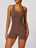 Nina Racerback Cutout Active Romper